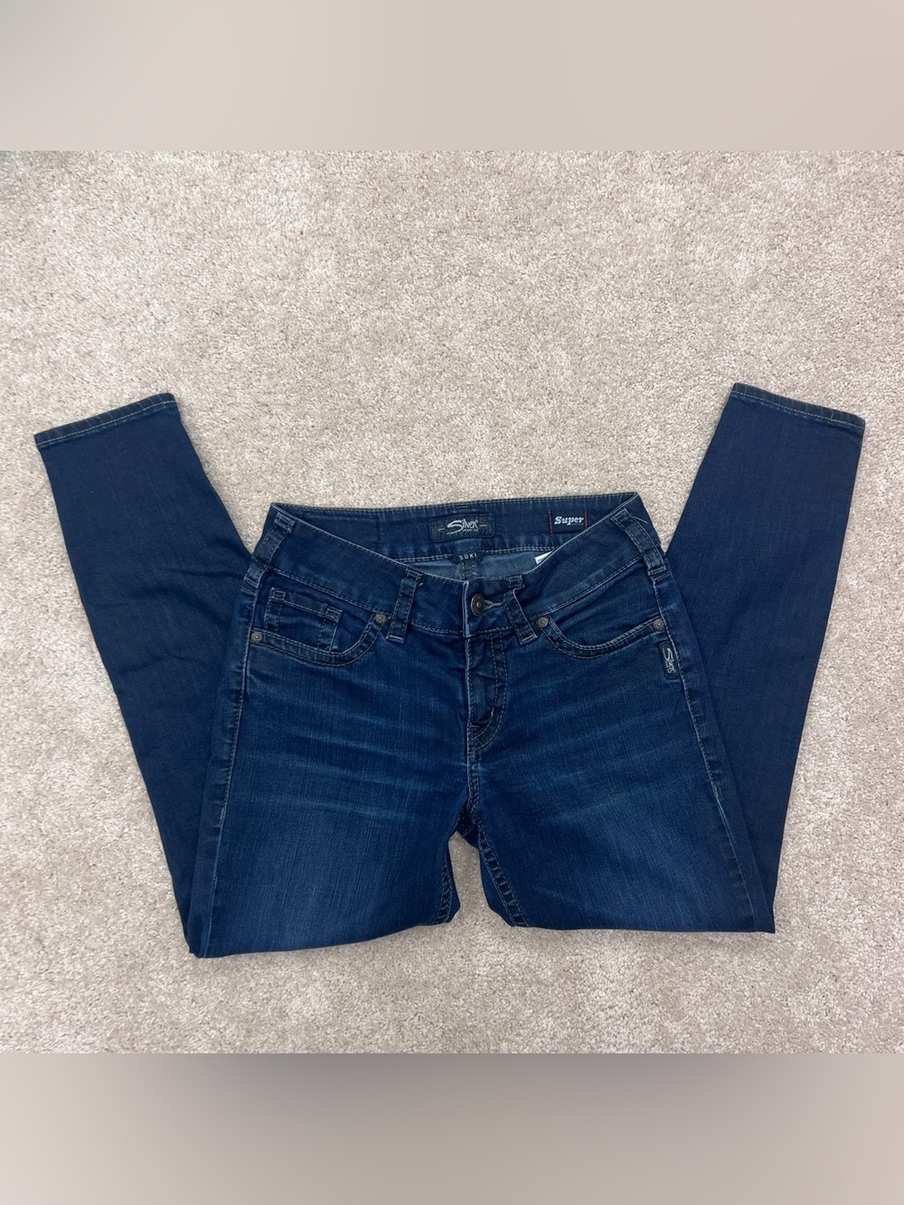 Silver Jeans Suki Mid Ankle Skinny - Dark Wash 🌊